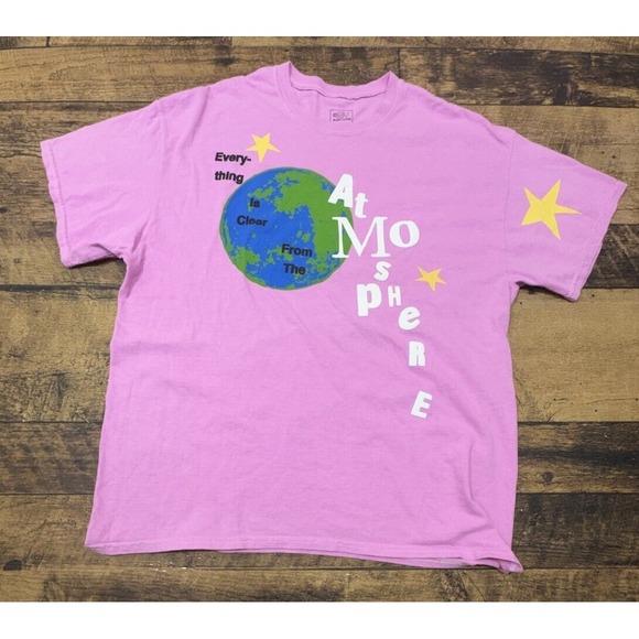 Urban Outfitters Tops - Urban Outfitters Large Pink‎ Atmosphere Earth NASA Space Skateboarding